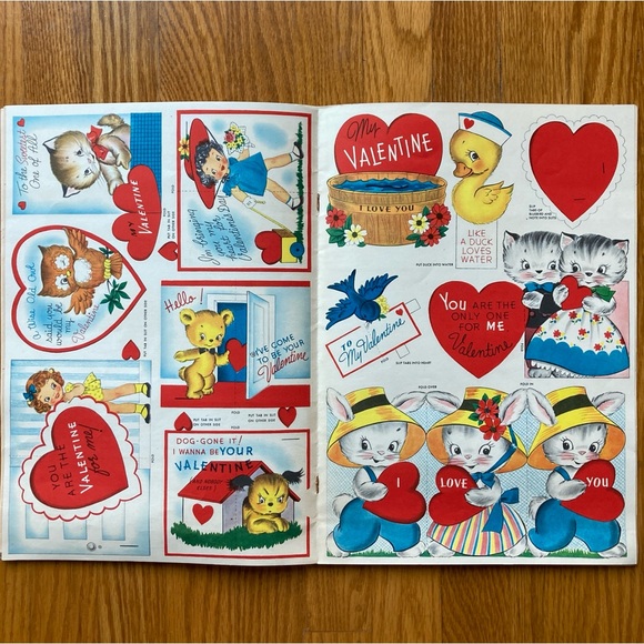 Vintage 1940s sweet Valentine cards 💕 - Picture 3 of 7
